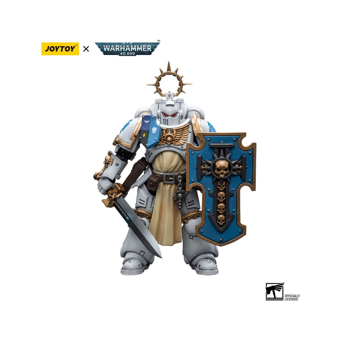 JoyToy Space Marine - Consoli Bianchi - Veterano Bladeguard 1/18 - Warhammer 40K