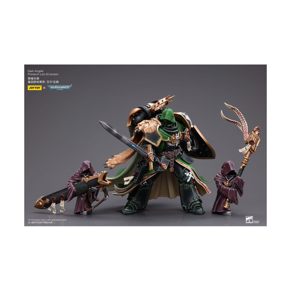JoyToy Space Marine - Angeli Oscuri - Primarca Lion El' Jonson 1/18 - Warhammer 40K