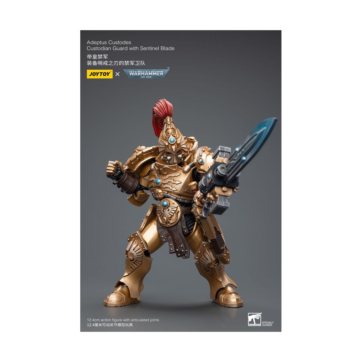 JoyToy Space Marine - Guardia custode Adeptus Custodes con lama della sentinella 1/18