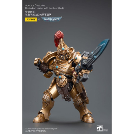 JoyToy Space Marine - Guardia custode Adeptus Custodes con lama della sentinella 1/18