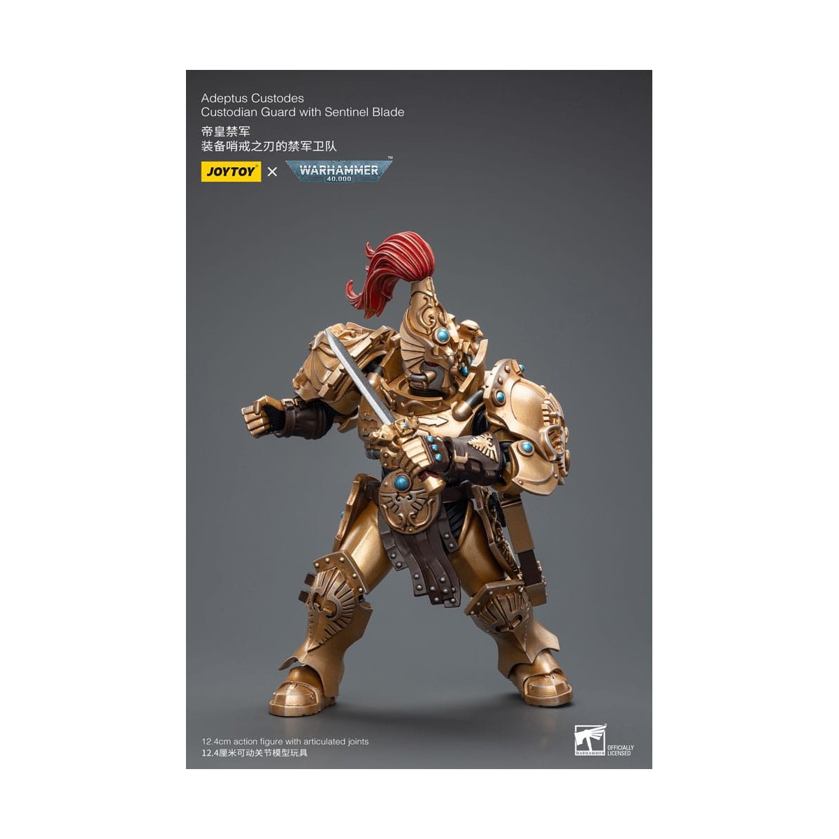 JoyToy Space Marine - Guardia custode Adeptus Custodes con lama della sentinella 1/18
