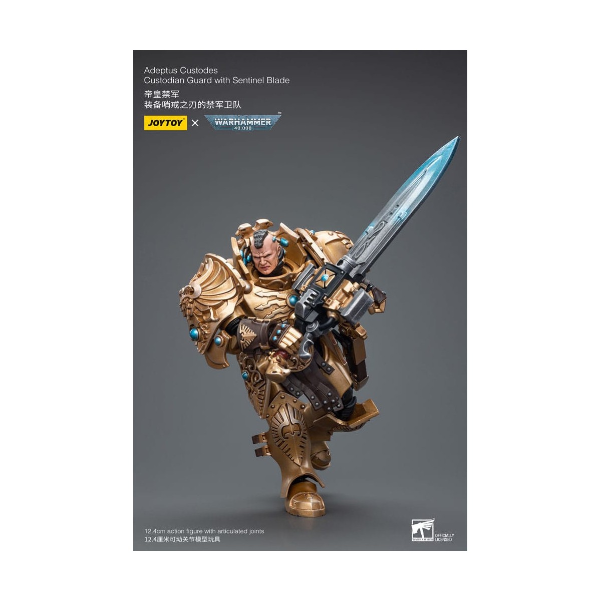 JoyToy Space Marine - Guardia custode Adeptus Custodes con lama della sentinella 1/18