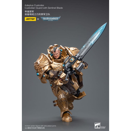JoyToy Space Marine - Guardia custode Adeptus Custodes con lama della sentinella 1/18