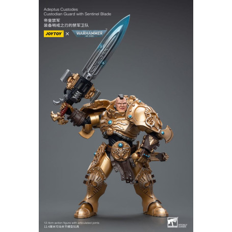JoyToy Space Marine - Guardia custode Adeptus Custodes con lama della sentinella 1/18
