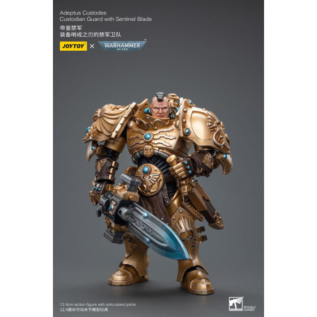 JoyToy Space Marine - Guardia custode Adeptus Custodes con lama della sentinella 1/18