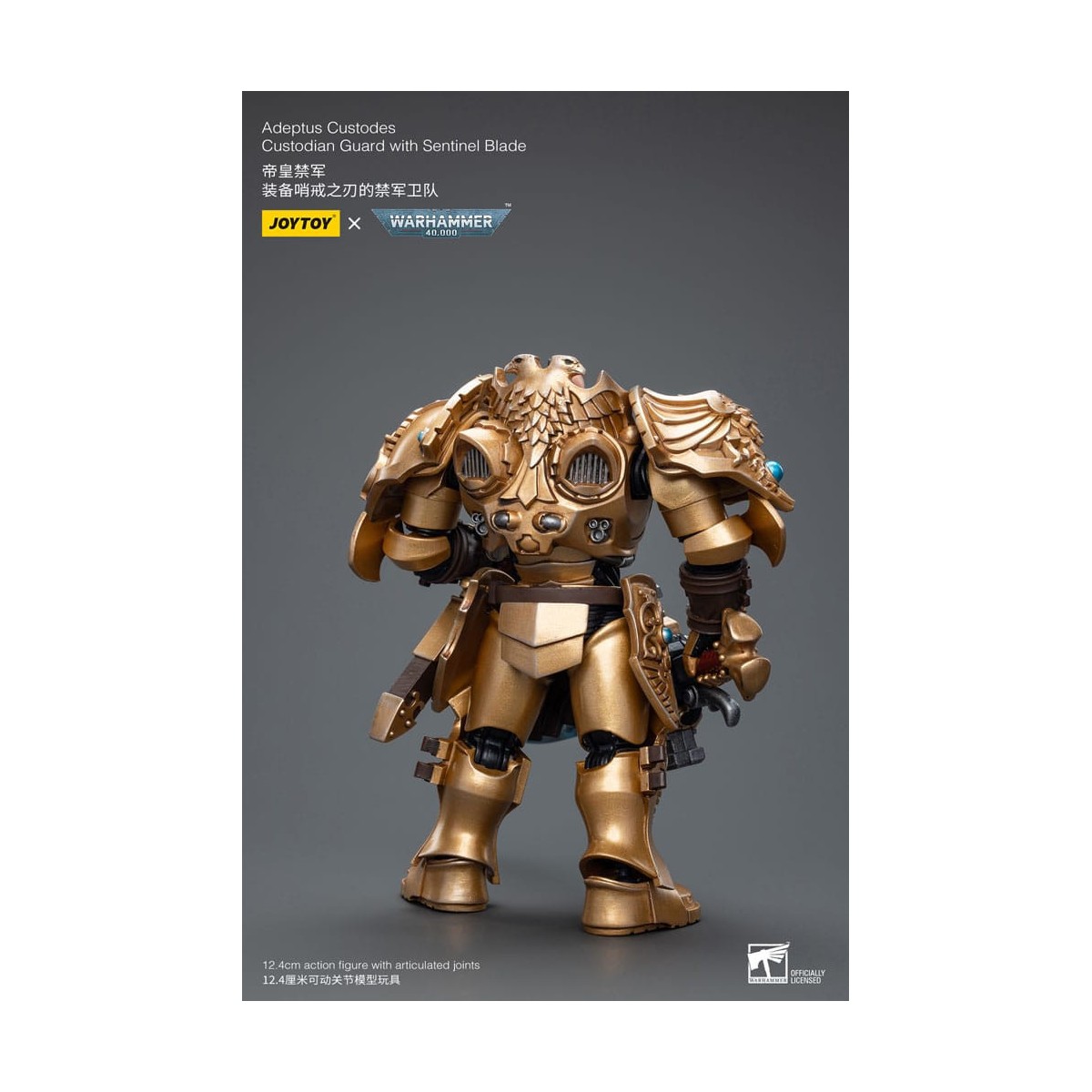 JoyToy Space Marine - Guardia custode Adeptus Custodes con lama della sentinella 1/18