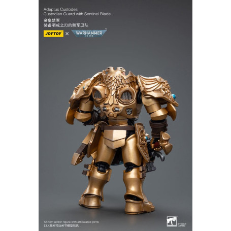 JoyToy Space Marine - Guardia custode Adeptus Custodes con lama della sentinella 1/18