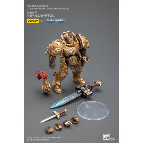 JoyToy Space Marine - Guardia custode Adeptus Custodes con lama della sentinella 1/18
