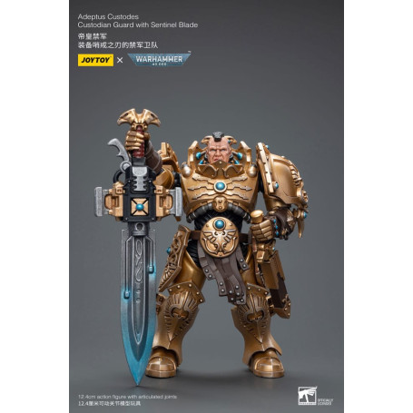 JoyToy Space Marine - Guardia custode Adeptus Custodes con lama della sentinella 1/18