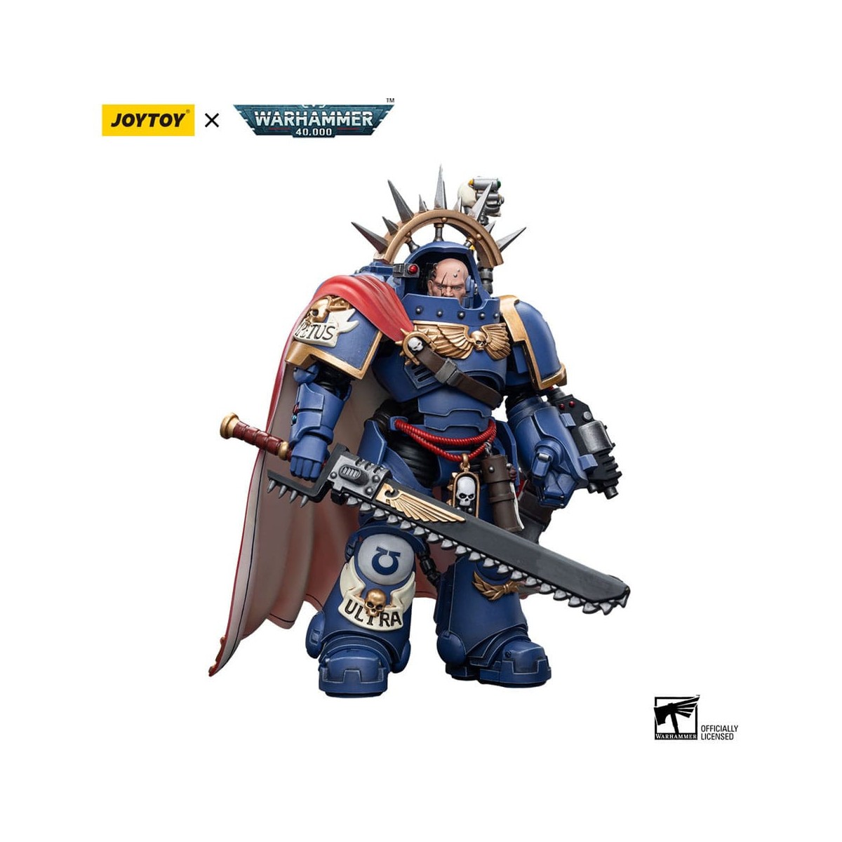 JoyToy Space Marine - Ultramarines - Capitano Ultramarines in armatura Gravis 1/18 - Warhammer 40K