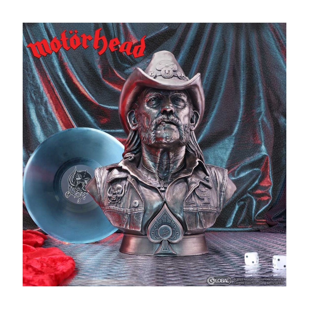 Knucklebonz - Motorhead - Busto di bronzo di Lemmy