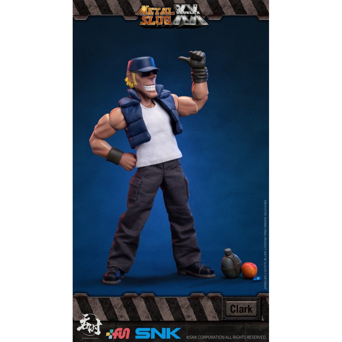 Tunshi Studio - Metal Slug XX - Clark Still 1/12 - Guerrieri Ikari