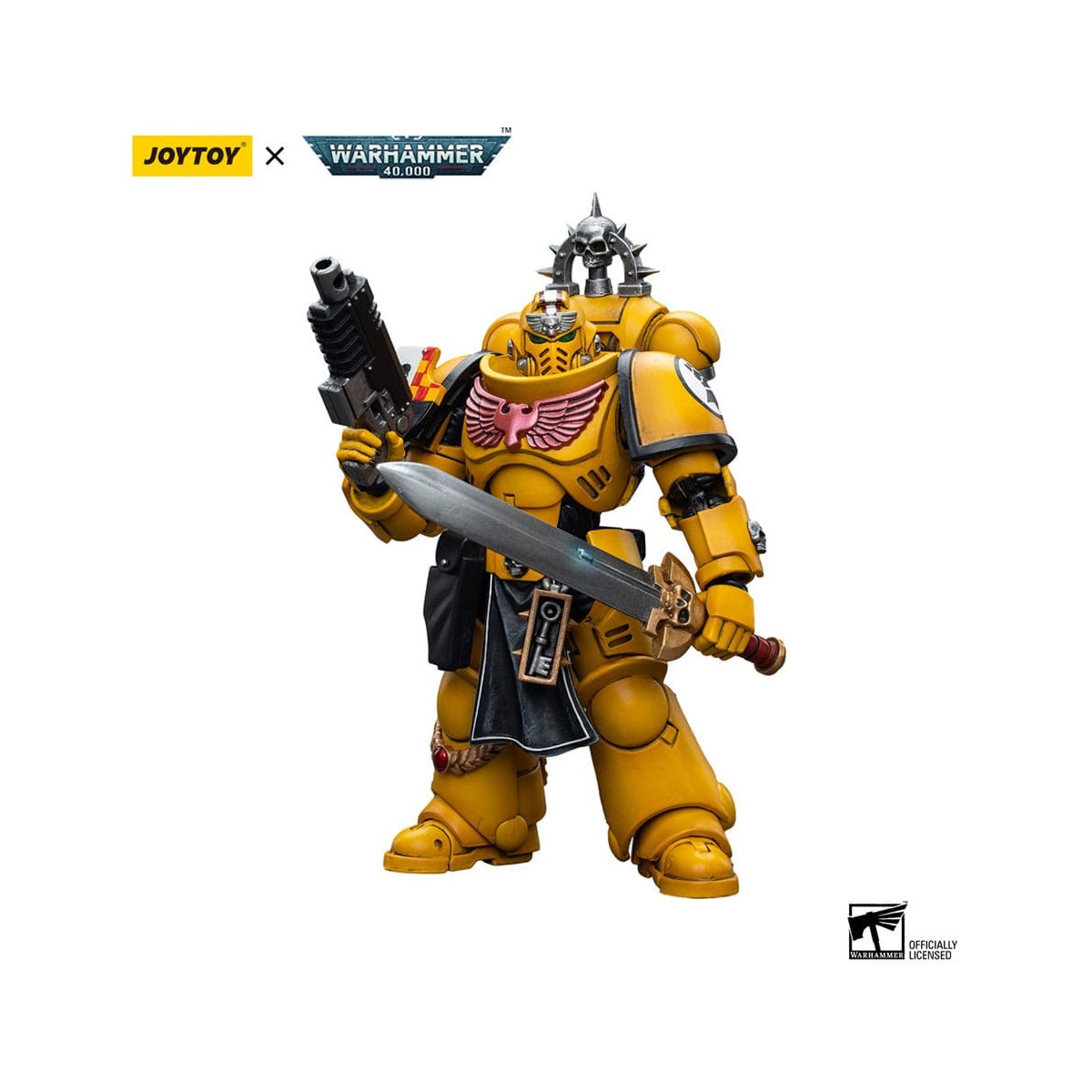 JoyToy Space marines - Pugni imperiali - Tenente con spada di potere 1/18 - Warhammer 40K