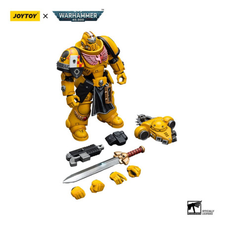 JoyToy Space marines - Pugni imperiali - Tenente con spada di potere 1/18 - Warhammer 40K