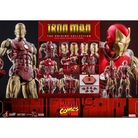 Hot toys - Iron Man - Fumetto Marvel Collezione Origini 1/6