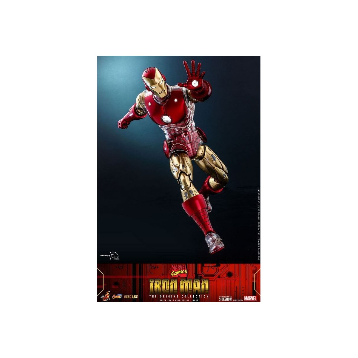 Hot toys - Iron Man - Fumetto Marvel Collezione Origini 1/6