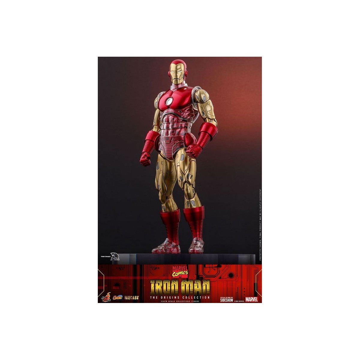 Hot toys - Iron Man - Fumetto Marvel Collezione Origini 1/6