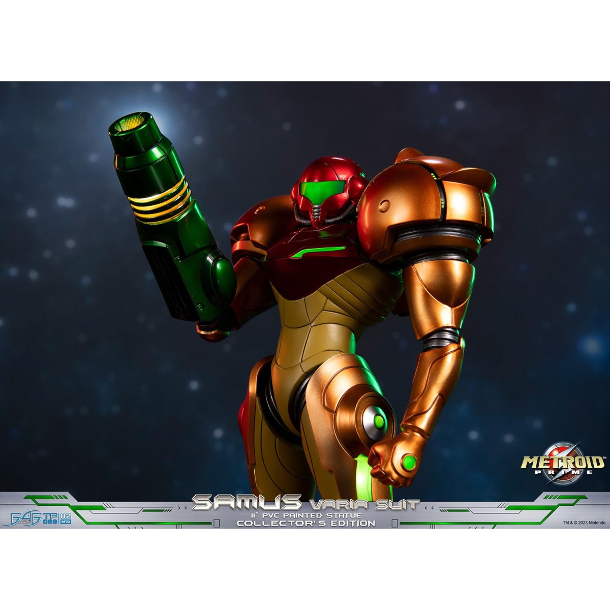 First 4 Figures - Metroid - Statua in PVC SAMUS VARIA SUIT Edizione da Collezione