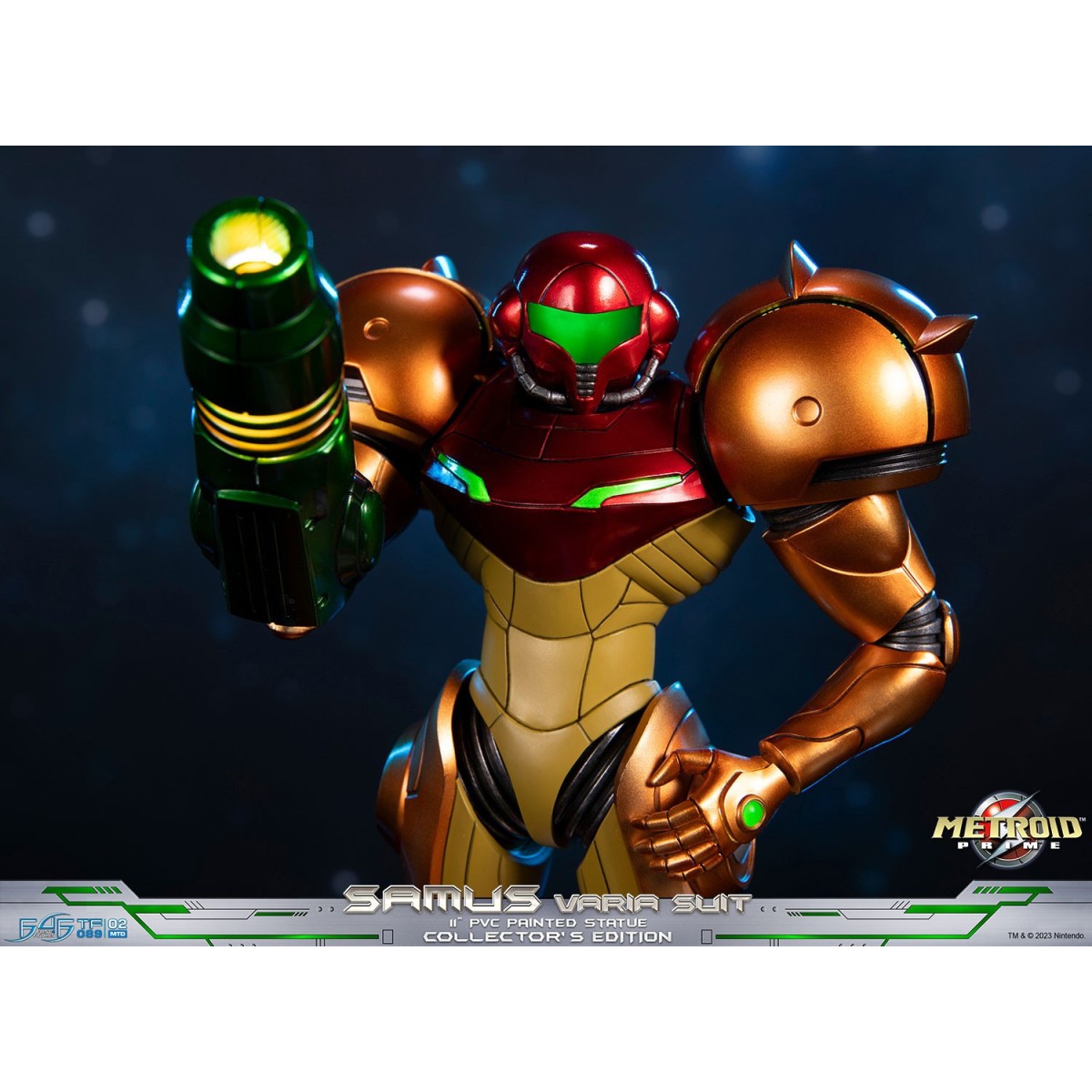 First 4 Figures - Metroid - Statua in PVC SAMUS VARIA SUIT Edizione da Collezione