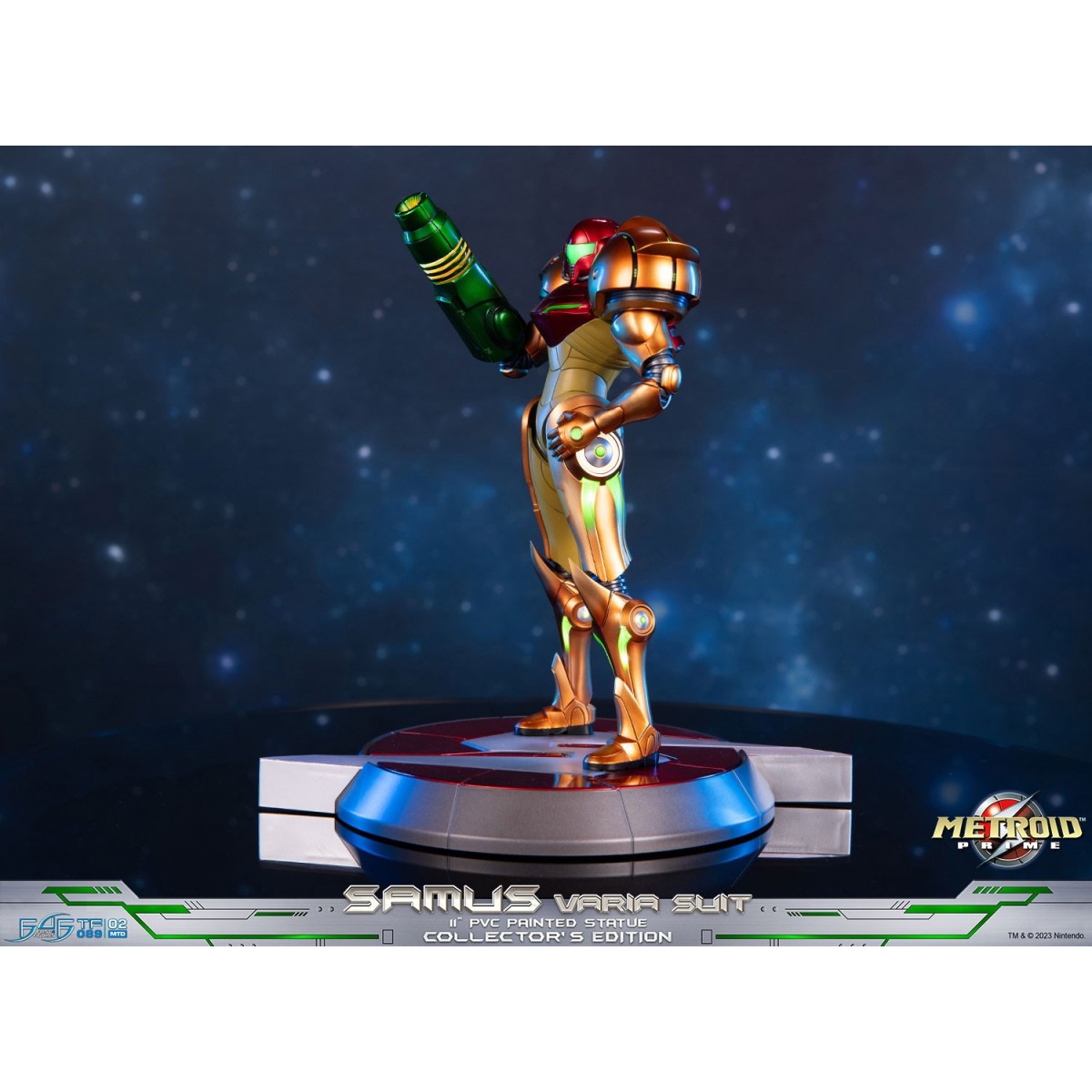 First 4 Figures - Metroid - Statua in PVC SAMUS VARIA SUIT Edizione da Collezione