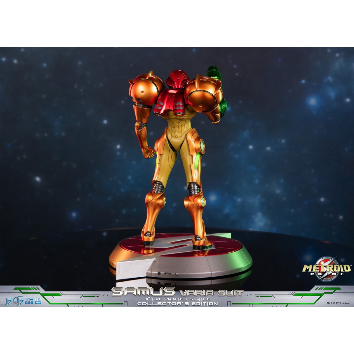 First 4 Figures - Metroid - Statua in PVC SAMUS VARIA SUIT Edizione da Collezione