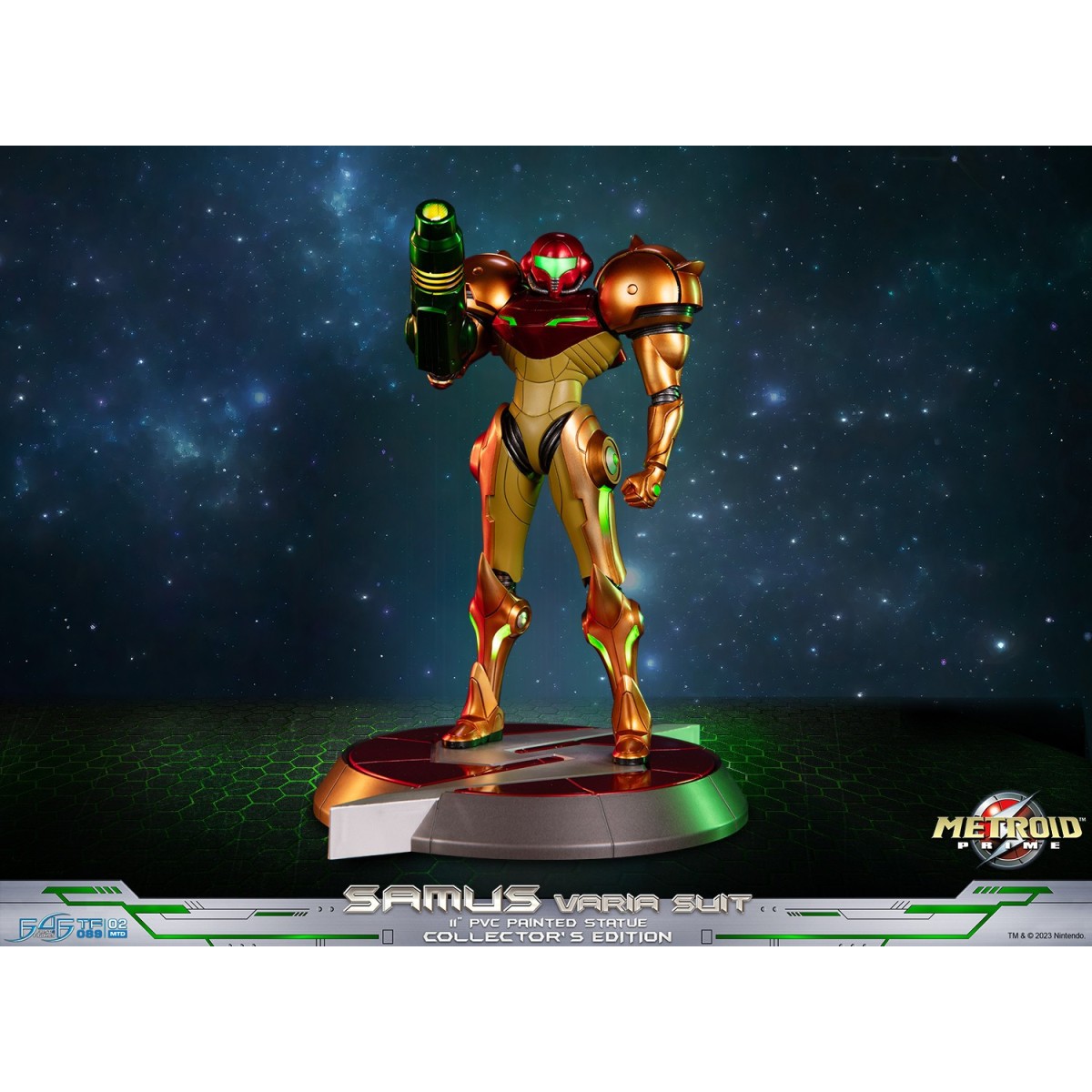 First 4 Figures - Metroid - Statua in PVC SAMUS VARIA SUIT Edizione da Collezione
