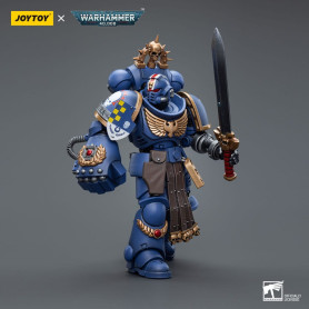 JoyToy Space Marine - Ultramarines - Tenente Ultramarines con pugno di potere 1/18 - Warhammer 40K