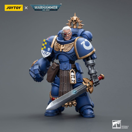 JoyToy Space Marine - Ultramarines - Tenente Ultramarines con pugno di potere 1/18 - Warhammer 40K