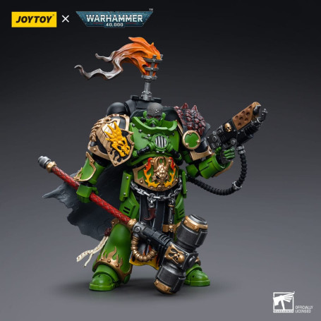 JoyToy Space Marine - Salamandre - Capitano Adrax Agatone 1/18 - Warhammer 40K