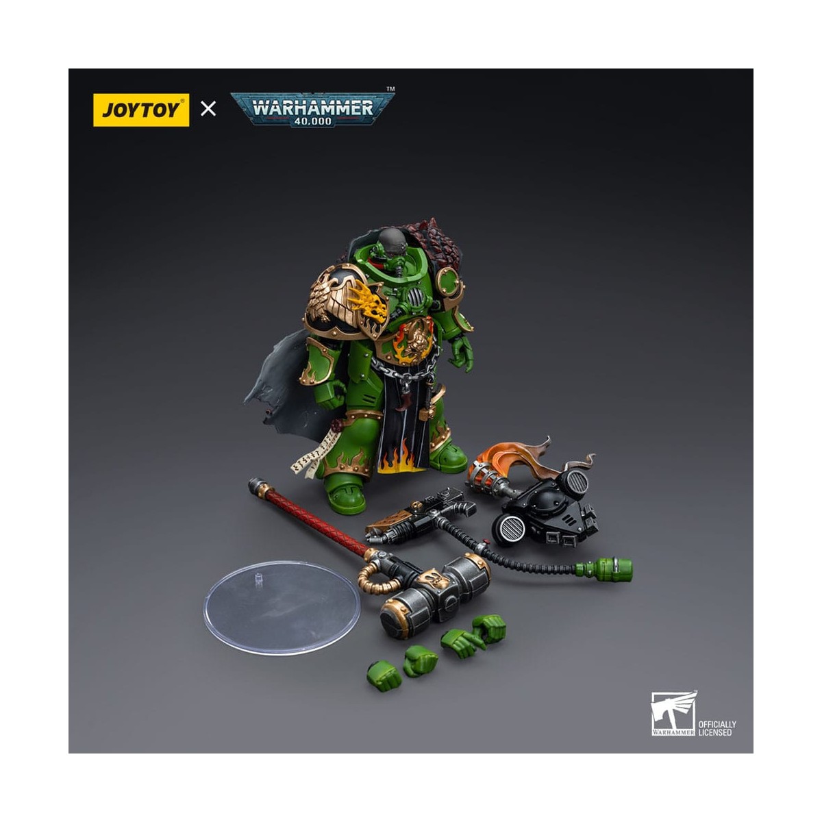 JoyToy Space Marine - Salamandre - Capitano Adrax Agatone 1/18 - Warhammer 40K