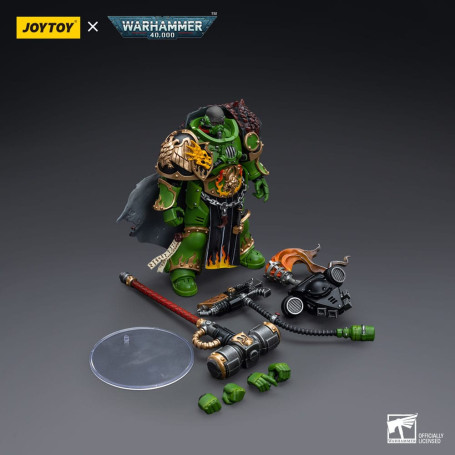 JoyToy Space Marine - Salamandre - Capitano Adrax Agatone 1/18 - Warhammer 40K