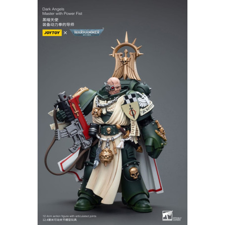 JoyToy Space Marine - Angeli Oscuri - Maestro degli Angeli Oscuri con pugno di potere 1/18 - Warhammer 40K