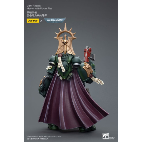 JoyToy Space Marine - Angeli Oscuri - Maestro degli Angeli Oscuri con pugno di potere 1/18 - Warhammer 40K