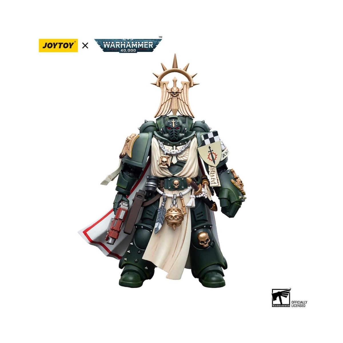 JoyToy Space Marine - Angeli Oscuri - Maestro degli Angeli Oscuri con pugno di potere 1/18 - Warhammer 40K