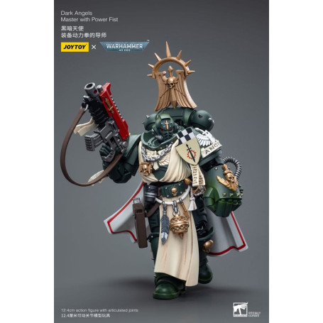 JoyToy Space Marine - Angeli Oscuri - Maestro degli Angeli Oscuri con pugno di potere 1/18 - Warhammer 40K