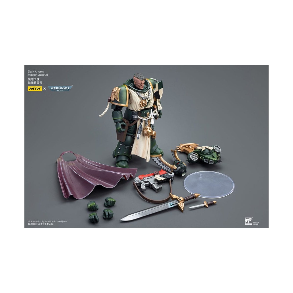 JoyToy Space Marine - Angeli Oscuri - Angeli Oscuri Maestro Lazarus 1/18 - Warhammer 40K