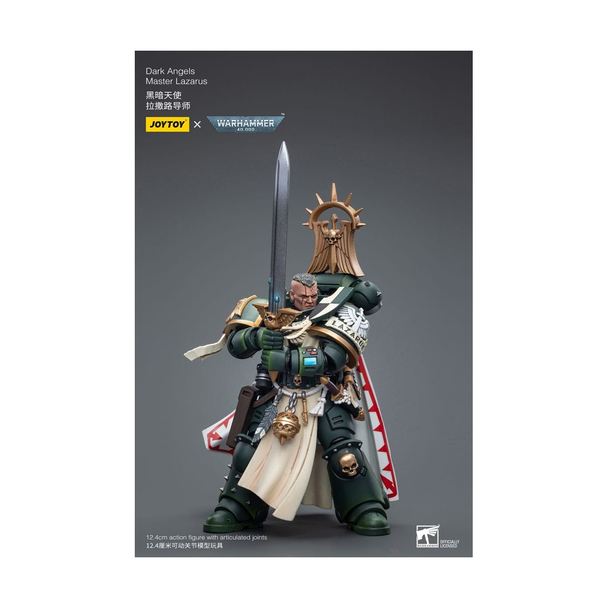 JoyToy Space Marine - Angeli Oscuri - Angeli Oscuri Maestro Lazarus 1/18 - Warhammer 40K