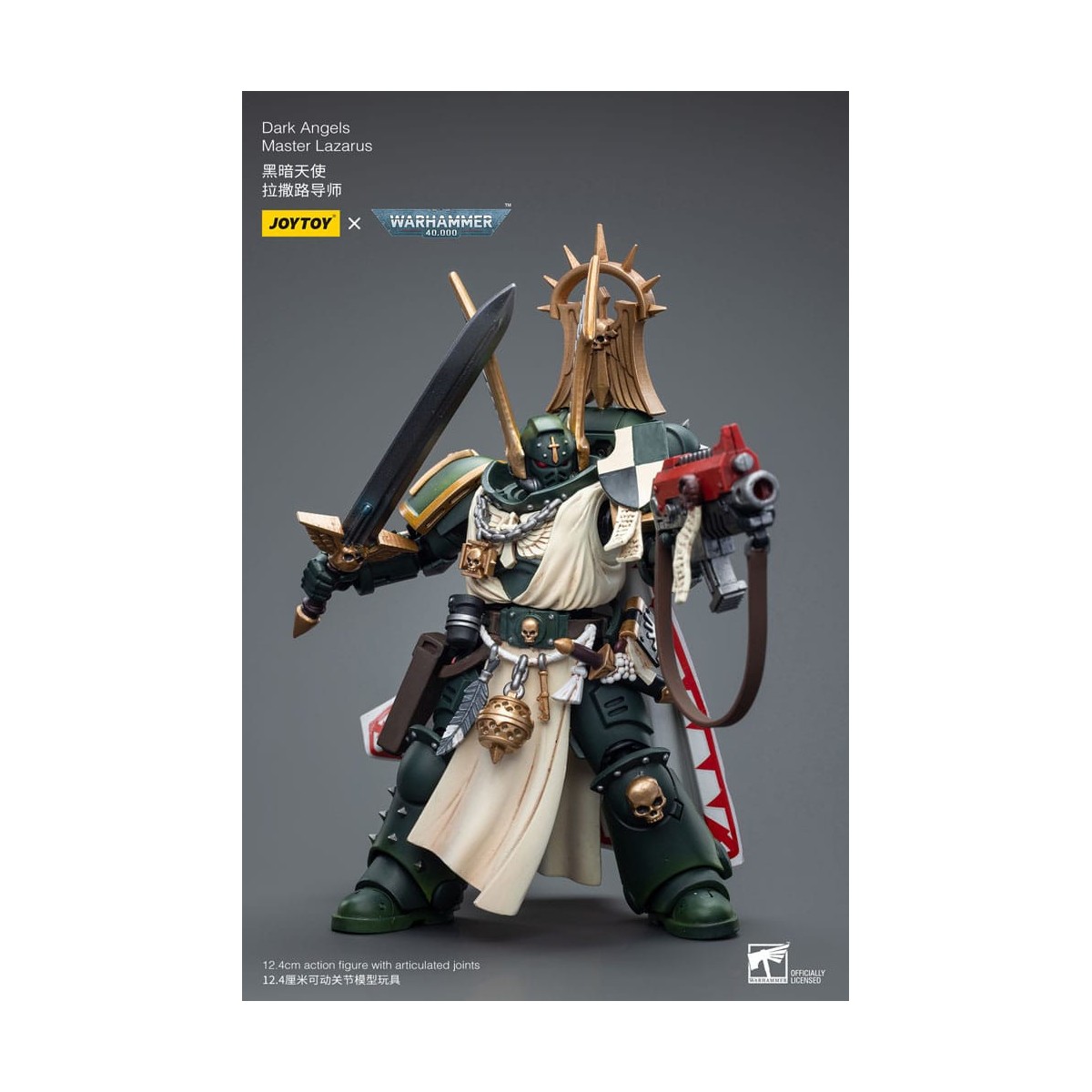 JoyToy Space Marine - Angeli Oscuri - Angeli Oscuri Maestro Lazarus 1/18 - Warhammer 40K