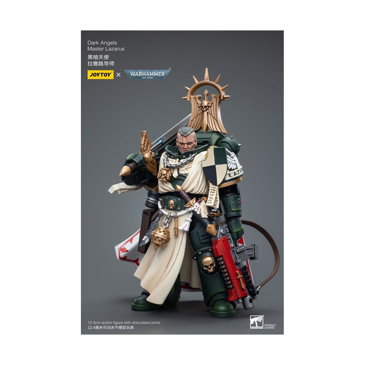 JoyToy Space Marine - Angeli Oscuri - Angeli Oscuri Maestro Lazarus 1/18 - Warhammer 40K
