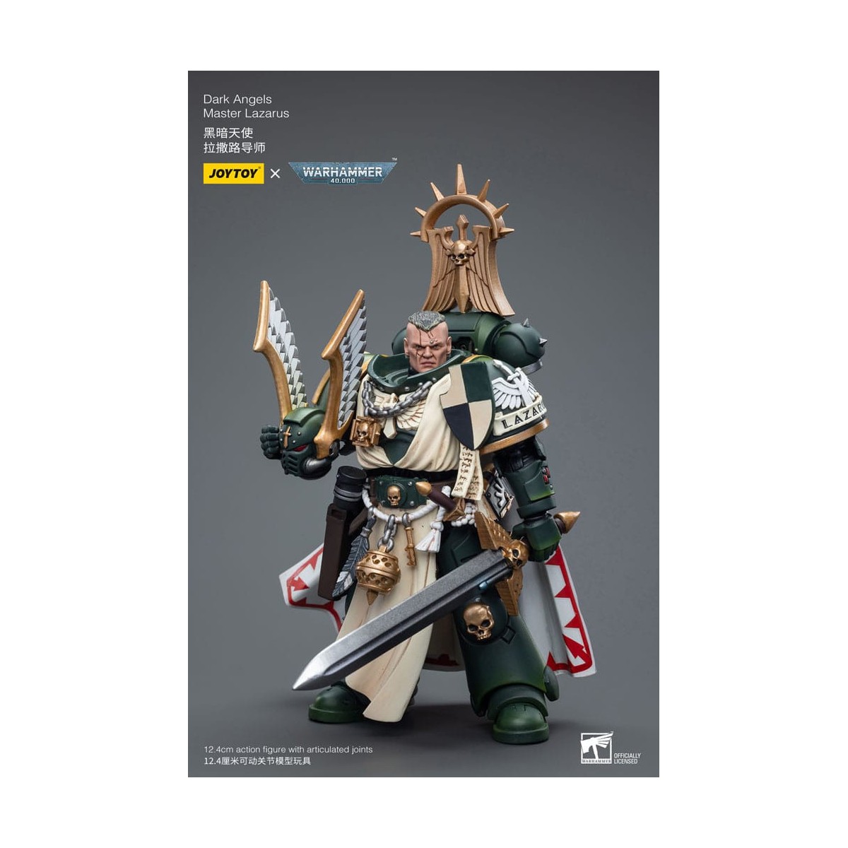 JoyToy Space Marine - Angeli Oscuri - Angeli Oscuri Maestro Lazarus 1/18 - Warhammer 40K