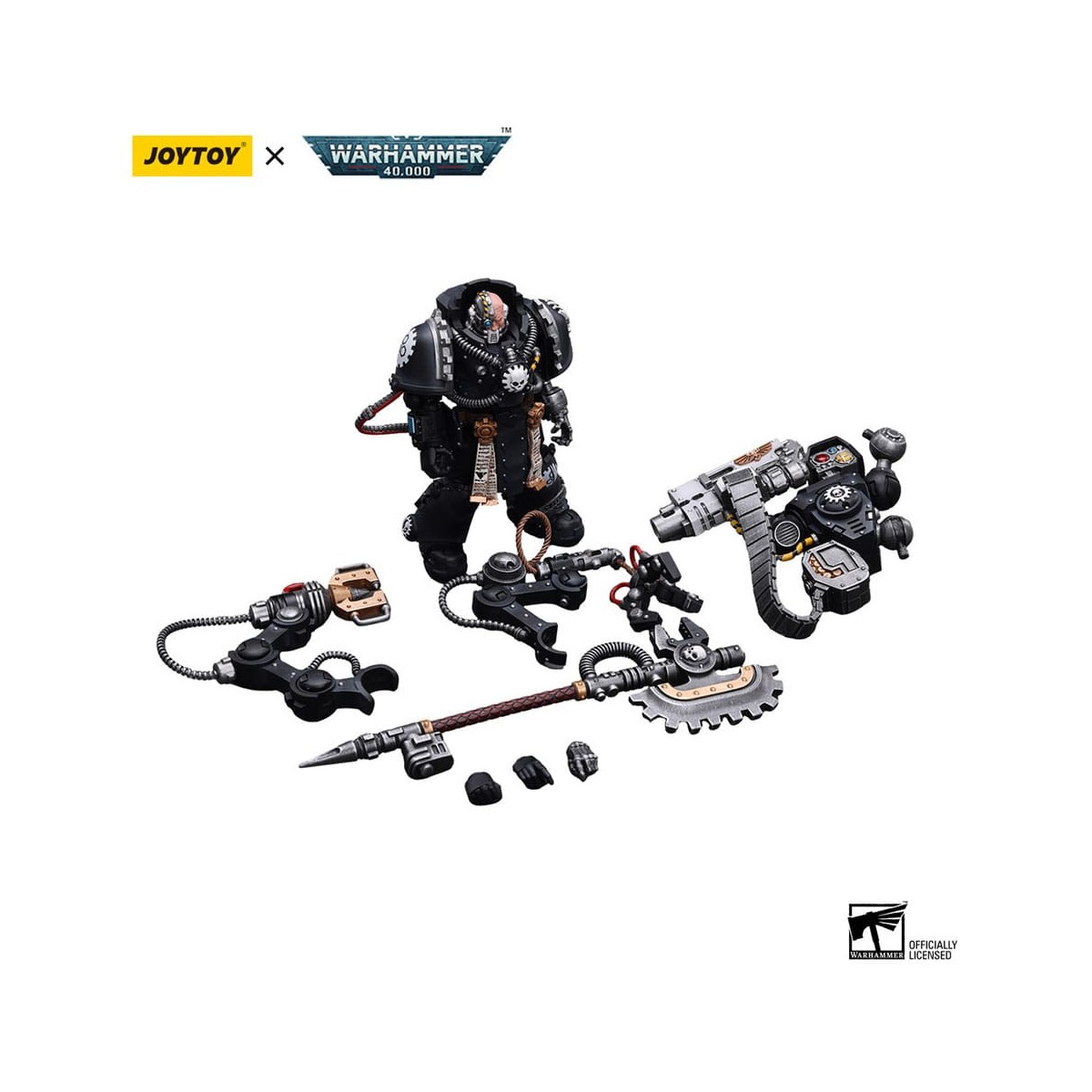 JoyToy Space Marine - Iron Hands - lron Padre Feirros 1/18 - Warhammer 40K