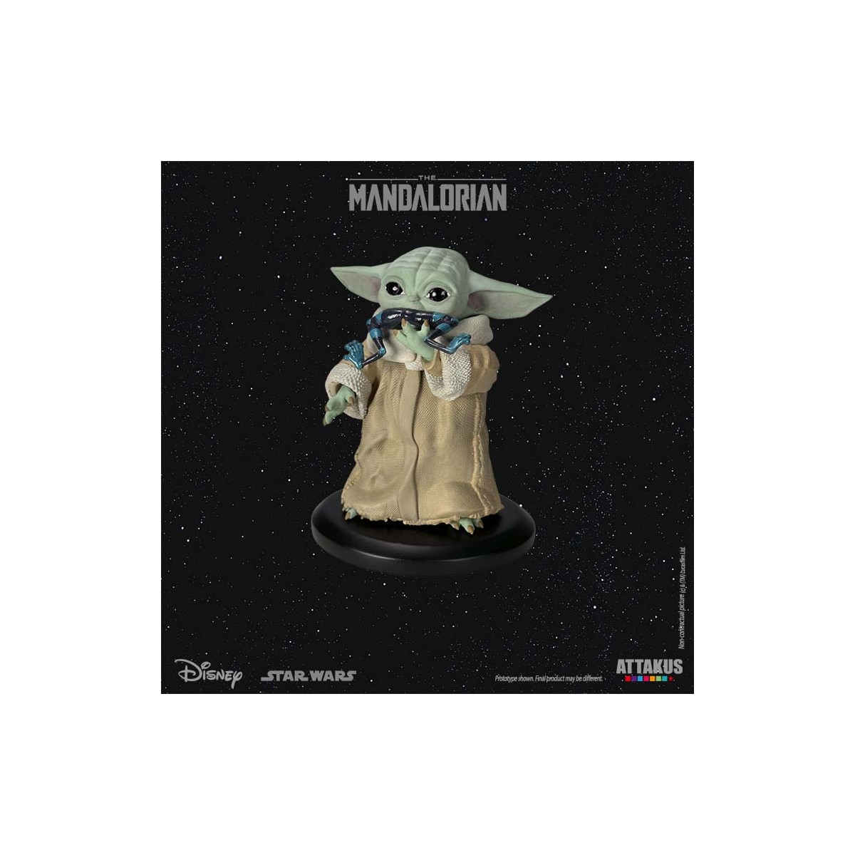 Attakus Starwars - Grogu "Mangiare la rana" 1/5 - Il Mandaloriano
