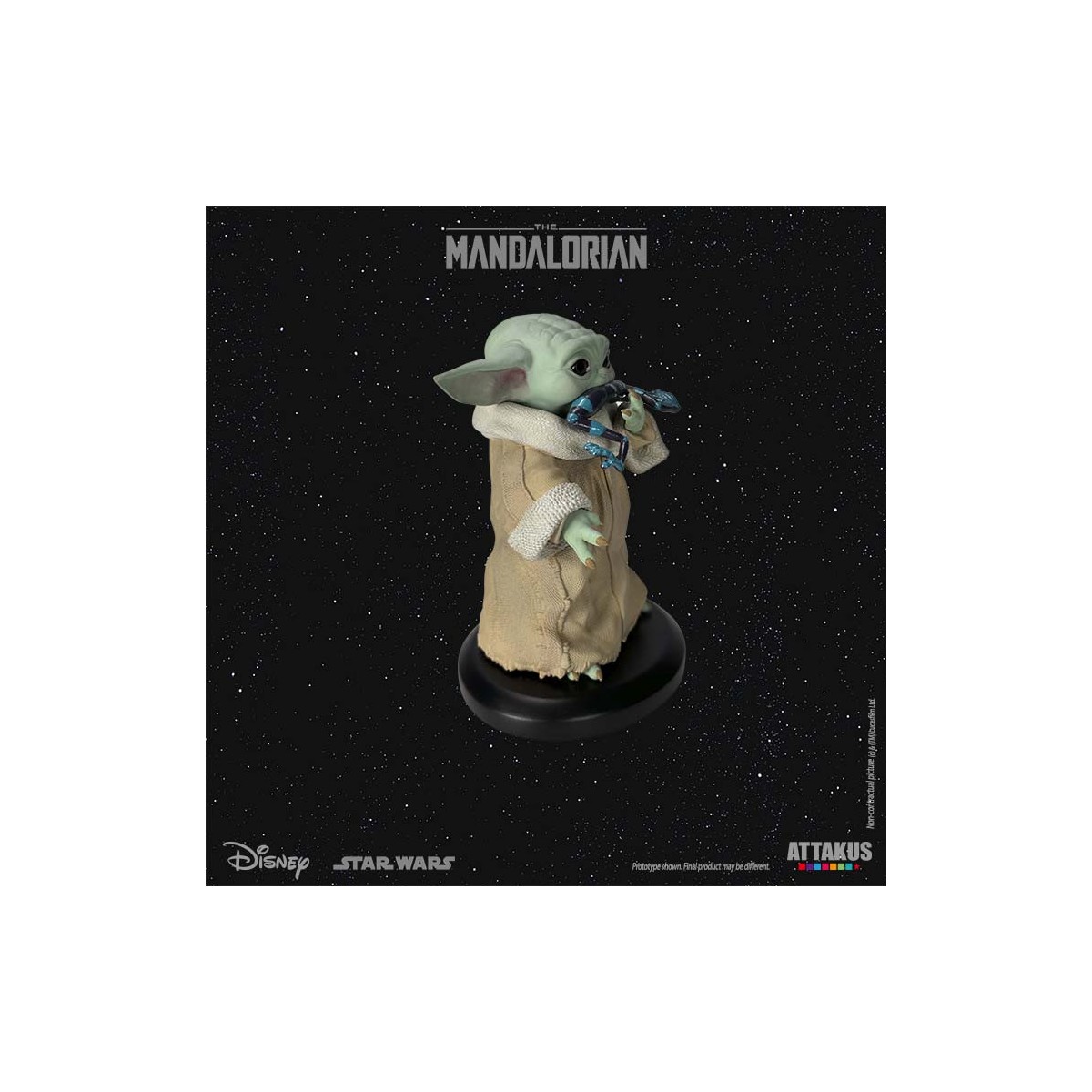 Attakus Starwars - Grogu "Mangiare la rana" 1/5 - Il Mandaloriano