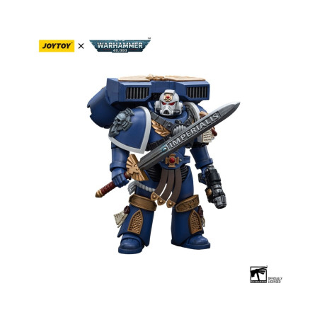 JoyToy Space Marine - Ultramarines - Sergente Veterano dell'Avanguardia 1/18 - Warhammer 40K