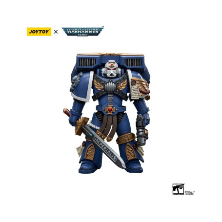 JoyToy Space Marine - Ultramarines - Sergente Veterano dell'Avanguardia 1/18 - Warhammer 40K