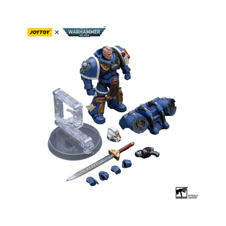 JoyToy Space Marine - Ultramarines - Sergente Veterano dell'Avanguardia 1/18 - Warhammer 40K