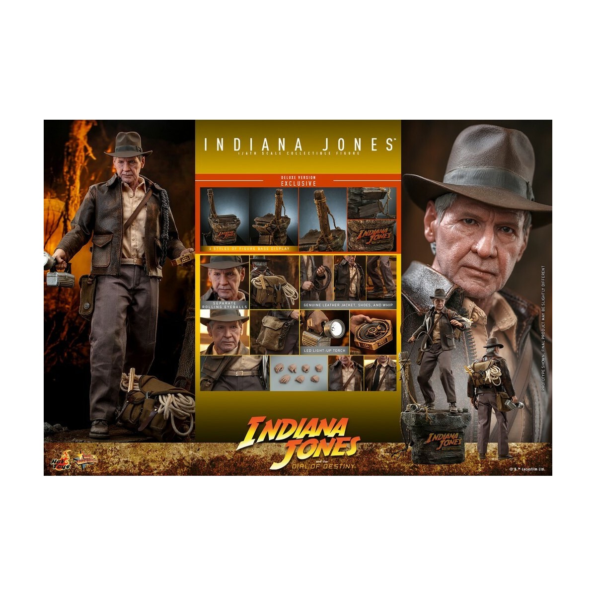 Hot Toys - Indiana Jones e il quadrante del destino - Indiana Jones versione Deluxe 1:6