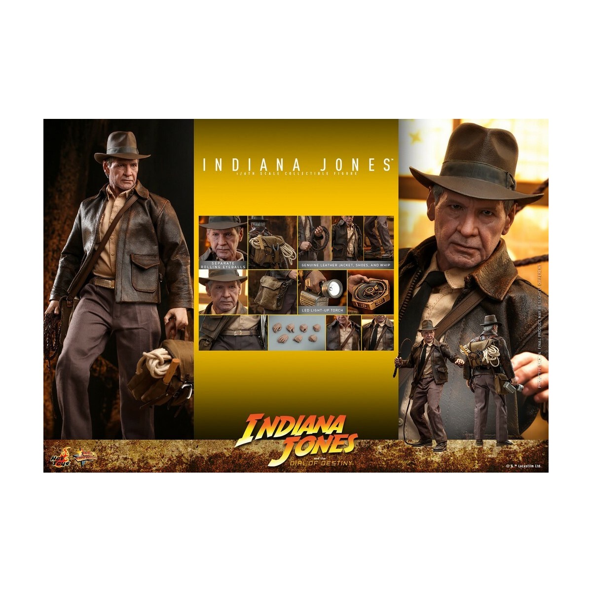 Hot Toys - Indiana Jones e il Quadrante del Destino - Indiana Jones 1:6