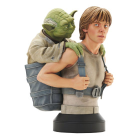Gentle Giant - busto 1/6 di Luke con Yoda - Star Wars Episodio V