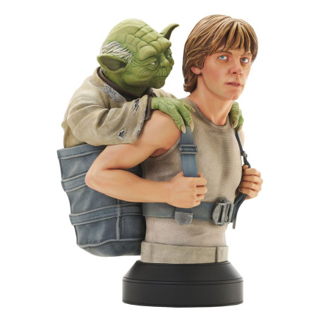 Gentle Giant - busto 1/6 di Luke con Yoda - Star Wars Episodio V